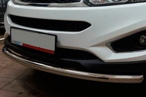 Защита переднего бампера одинарная (d 60) Can Otomotiv Chery Tiggo 5 2014-2019 ― Auto-Clover