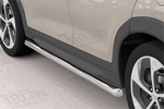 Защита штатных порогов (d 60) Can Otomotiv Hyundai Tucson 2015-2019