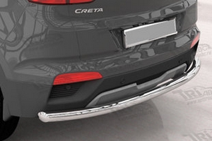 Защита заднего бампера одинарная (d 60) Can Otomotiv Hyundai Creta 2016-2019 ― Auto-Clover