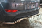 Защита заднего бампера одинарная волна (d 60) Can Otomotiv Hyundai Tucson 2015-2019