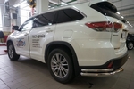 Защита заднего бампера уголки (d 60/42) Can Otomotiv Toyota Highlander 2014-2019