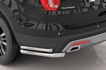 Защита заднего бампера уголки (d 60/42) Can Otomotiv Ford Explorer 2011-2019