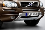 Защитная накладка на передний бампер OEM-Tuning Volvo XC90 2002-2014