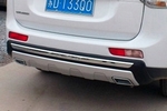 Защитная накладка на задний бампер OEM-Tuning Mitsubishi Outlander III 2013-2019