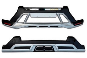 Защитные накладки на передний и задний бампер OEM-Tuning Hyundai Creta 2016-2019 ― Auto-Clover
