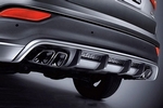 Аэродинамический обвес Mobis - задняя накладка Hyundai Santa Fe 2012-2018