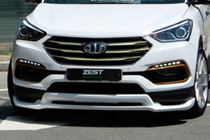 Аэродинамический обвес передняя накладка Zest Hyundai Santa Fe 2012-2018 ― Auto-Clover