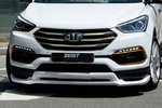 Аэродинамический обвес передняя накладка Zest Hyundai Santa Fe 2012-2018