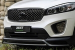 Аэродинамический обвес Zest - передняя накладка KIA Sorento Prime 2015-2019