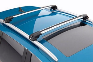 Багажные поперечины для неинтегрированных рейлингов серебристые 106 см. Turtle Air 1 Can Auto Перевозка багажа  ― Auto-Clover