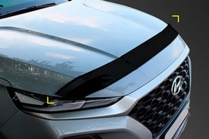 Дефлектор на капот акриловый Kyoungdong Hyundai Santa Fe 2018-2019 ― Auto-Clover
