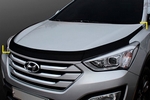 Дефлектор на капот пластиковый Kyoungdong Hyundai Santa Fe 2012-2018