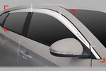 Дефлекторы на окна хромированные (4 элемента) Autoclover Hyundai Tucson 2015-2019
