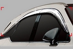 Дефлекторы на окна хромированные (6 элементов) Autoclover Lexus RX 2016-2019