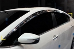 Дефлекторы на окна хромированные (6 элементов) Kyoungdong KIA Cerato 2013-2018