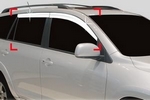 Дефлекторы на окна хромированные Autoclover Toyota RAV4 2006-2012