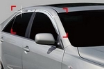 Дефлекторы на окна хромированные Autoclover Toyota Camry 2006-2011