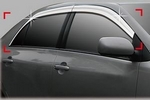 Дефлекторы на окна хромированные Autoclover Toyota Corolla 2007-2013