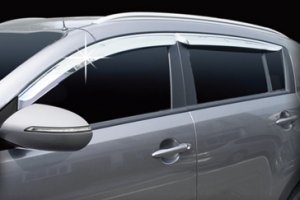 Дефлекторы на окна хромированные Autoclover KIA Sportage 2010-2015 ― Auto-Clover