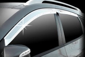 Дефлекторы на окна хромированные Autoclover Hyundai ix35 2009-2015 ― Auto-Clover