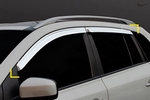 Дефлекторы на окна хромированные Kyoungdong Renault Koleos 2007-2015
