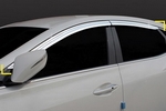 Дефлекторы на окна хромированные Kyoungdong Hyundai Grandeur HG 2011-2019