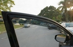 Дефлекторы на окна с хромированным молдингом OEM-Tuning Mitsubishi Lancer IX 2003-2007