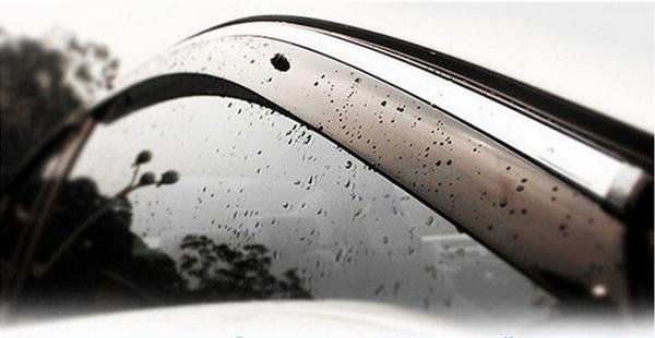 Дефлекторы на окна с хромированным молдингом OEM-Tuning Opel Mokka 2012-2019 no.13882