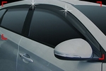 Дефлекторы на окна тонированные (4 элемента) Autoclover Hyundai Tucson 2015-2019