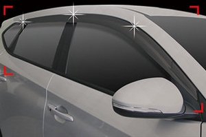 Дефлекторы на окна тонированные (6 элементов) Autoclover Hyundai Tucson 2015-2019 ― Auto-Clover