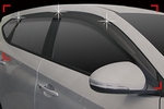 Дефлекторы на окна тонированные (6 элементов) Autoclover Hyundai Tucson 2015-2019