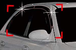 Дефлекторы на окна тонированные Autoclover Hyundai Sonata 2001-2005 ТагАЗ ― Auto-Clover