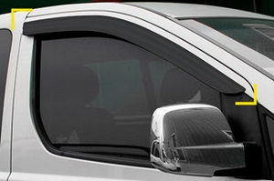 Дефлекторы на окна тонированные Kyoungdong Hyundai Grand Starex (H-1) 2007-2019 ― Auto-Clover