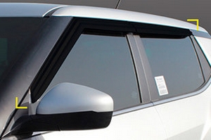 Дефлекторы на окна тонированные Kyoungdong SsangYong Tivoli 2015-2019 ― Auto-Clover
