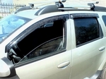 Дефлекторы на окна тонированные SIM Renault Duster 2011-2019