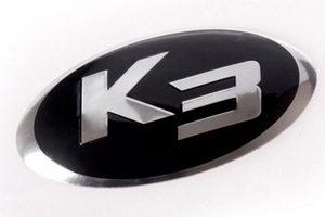 Эмблема KIA K3 Change Up на руль KIA Cerato 2013-2018 ― Auto-Clover