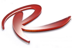 Эмблема-надпись буква R slim Эмблемы и логотипы  ― Auto-Clover