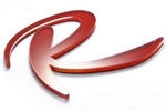 Эмблема-надпись буква R slim Эмблемы и логотипы 