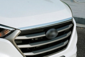 Хромированная накладка на капот OEM-Tuning Hyundai Tucson 2015-2019 ― Auto-Clover