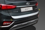 Хромированная накладка на кромку крышки багажника Kyoungdong Hyundai Santa Fe 2018-2019