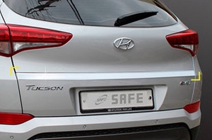Хромированная накладка на крышку багажника Kyoungdong Hyundai Tucson 2015-2019 ― Auto-Clover