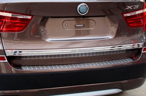 Хромированная накладка на крышку багажника OEM-Tuning BMW X3 (F25) 2010-2017 ― Auto-Clover