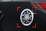 Хромированная накладка на лючок бензобака Autoclover Hyundai ix35 2009-2015