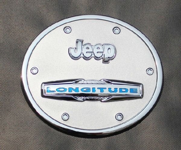 Хромированная накладка на лючок бензобака OEM-Tuning Jeep Cherokee 2014-2019 no.13363
