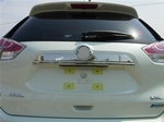 Хромированная накладка над номером на багажник OEM-Tuning Nissan X-Trail 2014-2019