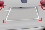 Хромированная окантовка номерного знака Autoclover KIA Sorento Prime 2015-2019
