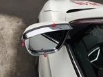 Хромированные козырьки на зеркала OEM-Tuning Nissan Qashqai 2014-2019