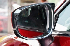 Хромированные козырьки на зеркала OEM-Tuning Mazda CX-5 2017-2019 ― Auto-Clover