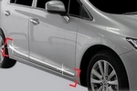 Хромированные молдинги на двери Autoclover Honda Civic IX 2012-2019
