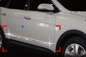 Хромированные молдинги на двери Autoclover Hyundai Grand Santa Fe 2013-2019 ― Auto-Clover